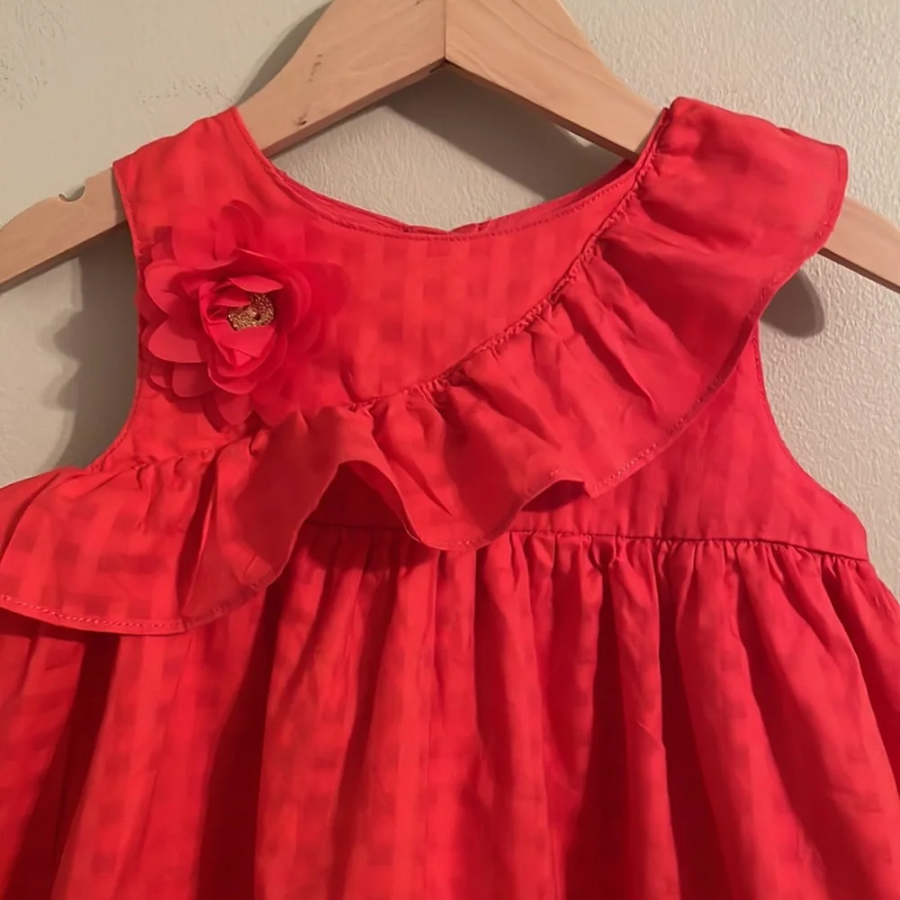 Bright Orange Girls Gymboree Dress Size 4T Gorgeous!